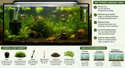 guppy breeding tank setup 