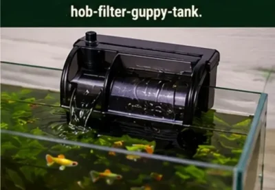 hob filter guppy tank
