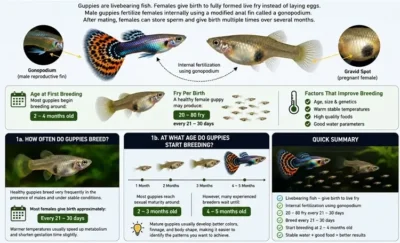 how guppy breeding works 