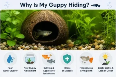 Guppy hiding reasons