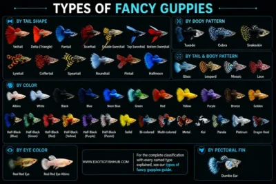 Types of Fancy guppies