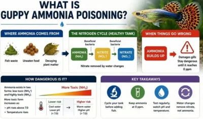 ammonia poisoning in guppy
