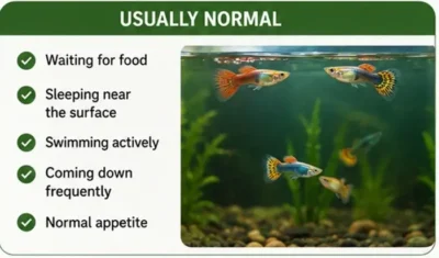 guppy normal behaviour