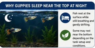guppy sleeping at night behaviour