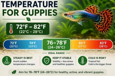 temperature for guppies