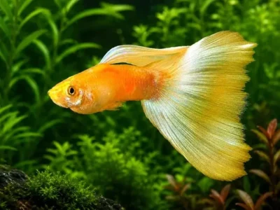 24K Gold Dragon Guppy