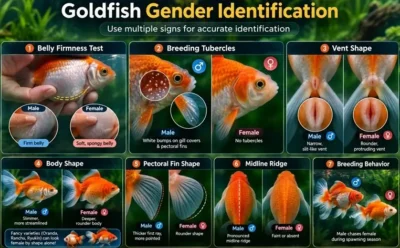 Goldfish gender indentification 