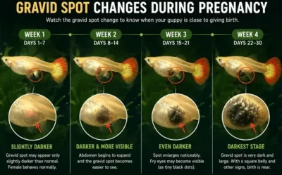 Gravid Spot changes during pregnancy 