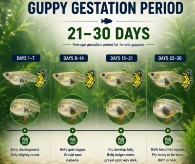Guppy Gestation period