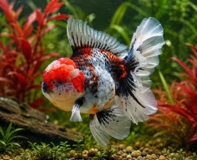 blue base calico oranda