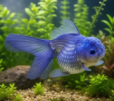 blue oranda goldfish