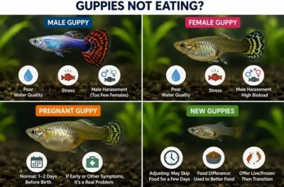 guppies not eating reasons