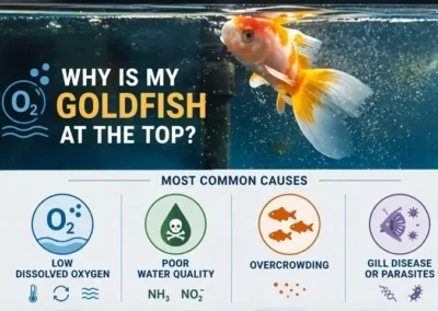 why-is-my-goldfish-at-the-top-of-the-tank