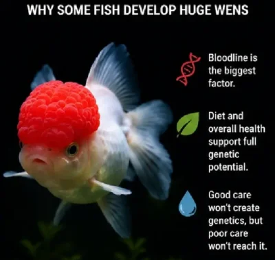 why some fish develop huge wen
