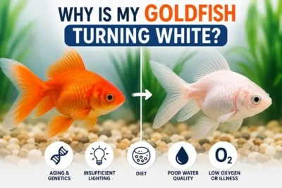 whys is my goldfish turning white