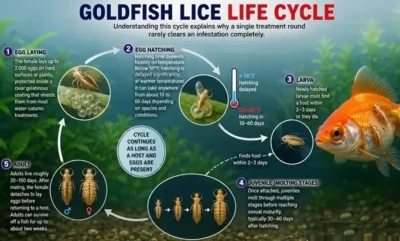 Fish Lice life cycle