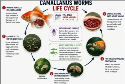 camallanus worms lifecycle 