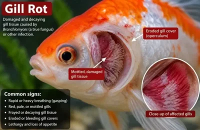 Goldfish gill rot