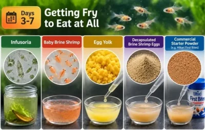 Goldfish fry foods